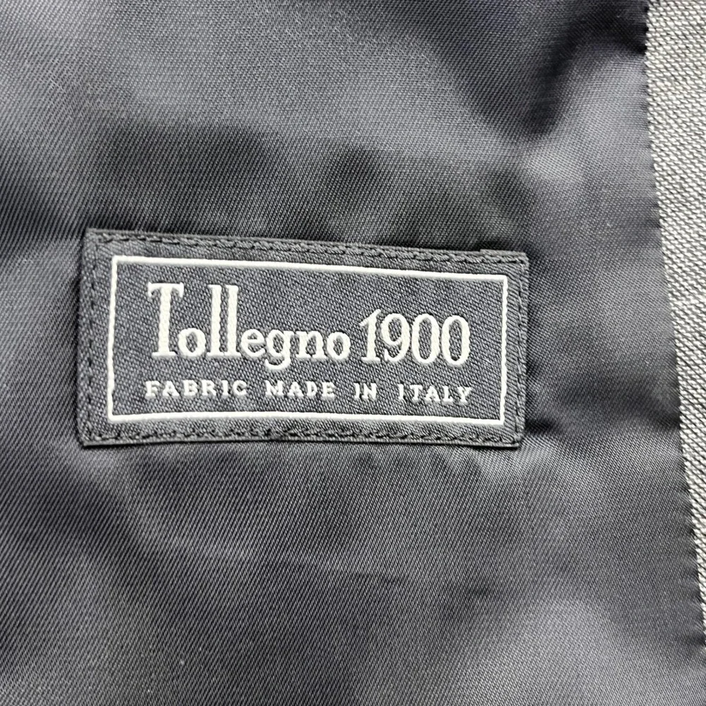 J.Crew Ludlow Suit Vest Grey Herringbone Tollegno 1900 Italian Wool Waistcoat M